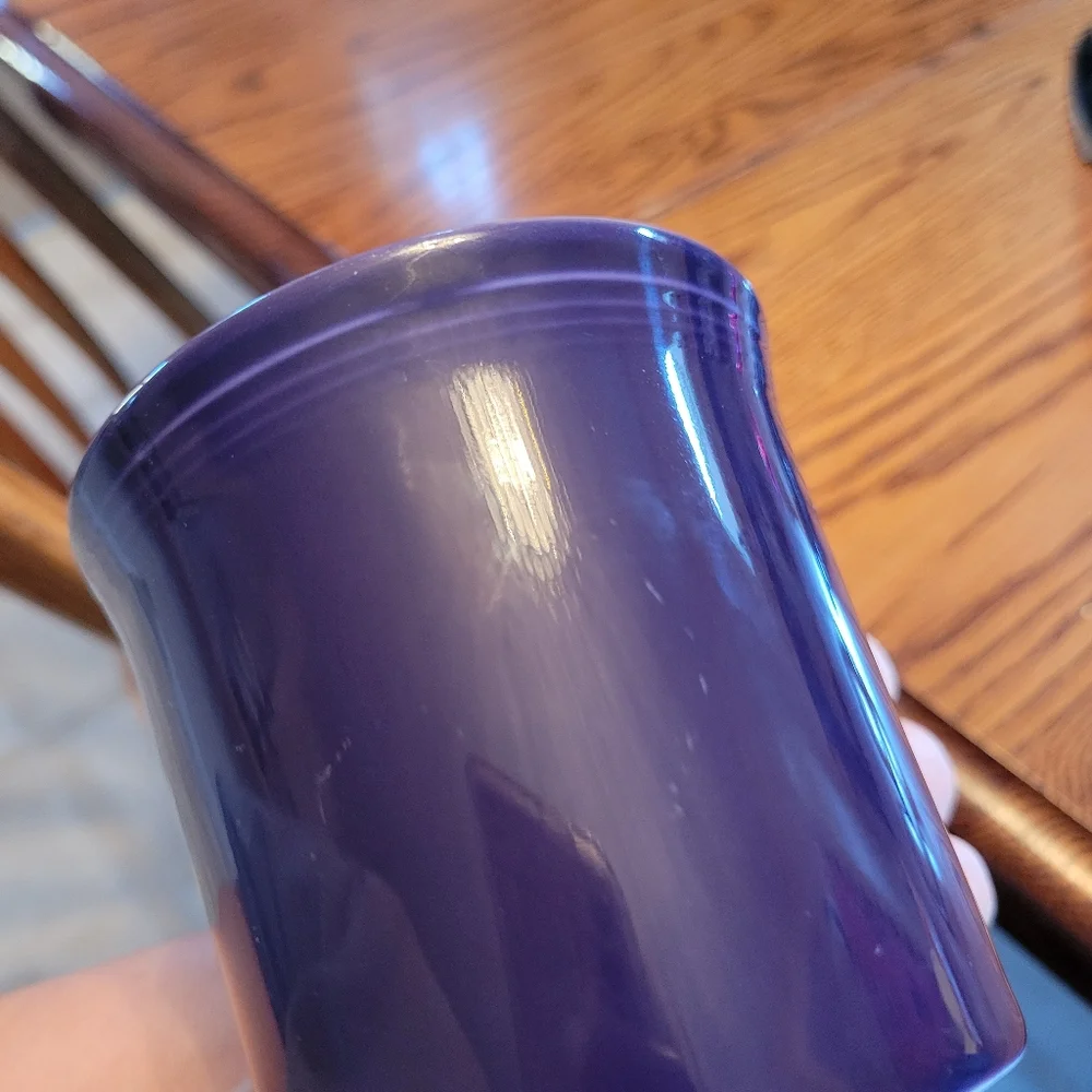 Fiesta Plum Purple Swirl Flatware & Mug ~ Retired Items & Color